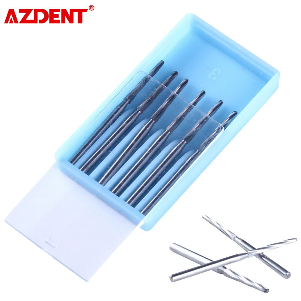 6 Cái/hộp Nha Khoa FG Zekrya 28Mm Phẫu Thuật Zekrya Carbide Xương Cắt Hoàn Thiện Burs FG Bur Thép Vonfram Biến Kim