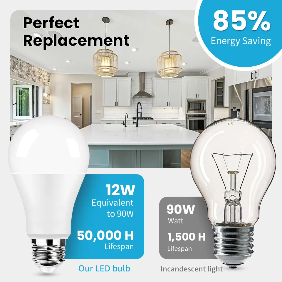 10 個 E27 LED 電球ランプ AC 220V SMD2835 3 ワット 6 ワット 9 ワット 12 ワット 15 ワット 18 ワットランパーダ Led 電球リビングルームホーム屋内 LED ボンビージャ