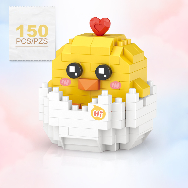 Creative น่ารักสัตว์ Mini กระต่ายบล็อกอาคารลูกสุนัขแมวสุนัข DIY อิฐของเล่นสําหรับเด็กหญิงและเด็กหญิงของขวัญวันเกิดสําหรับเด็ก