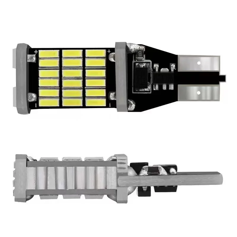 Auto LED Richtingaanwijzers T15 W16W 921 912 T16 T10 Led-lampen High Power 45 SMD 4014 Vervangen voor Auto Achteruitrijlicht Wit