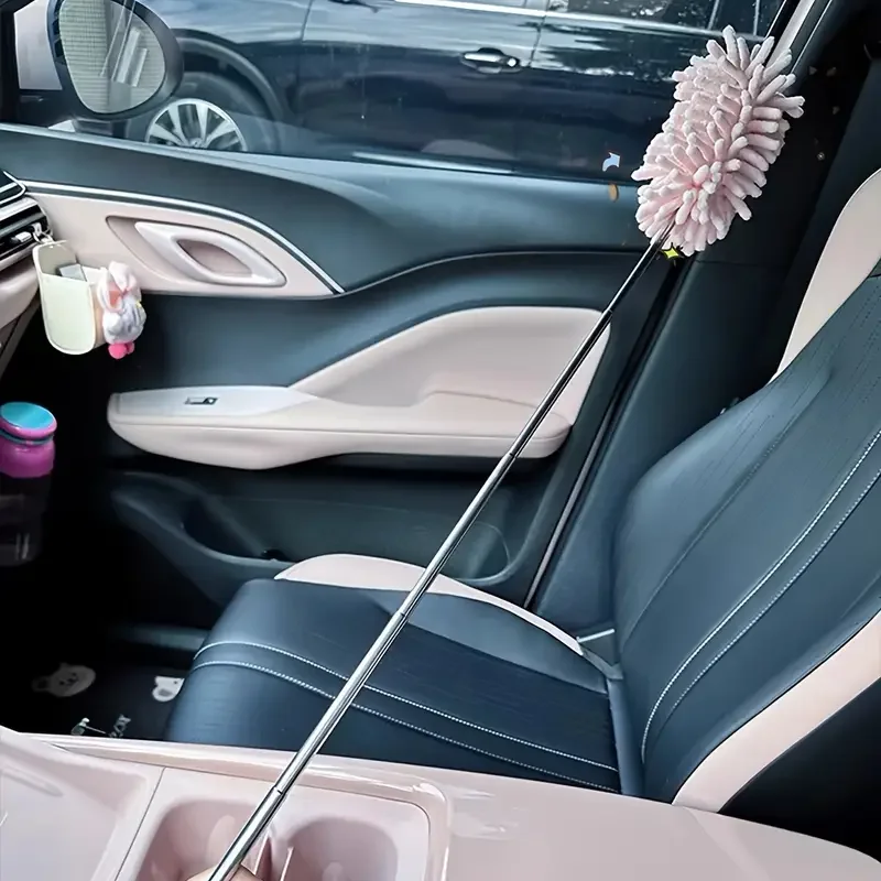 Mini Car Duster แปรงขยาย Bendable ไมโครไฟเบอร์ Dusting เครื่องมือสําหรับ Home และ Auto ภายในทําความสะอาดวัสดุเส้นใยโพลีเอสเตอร์