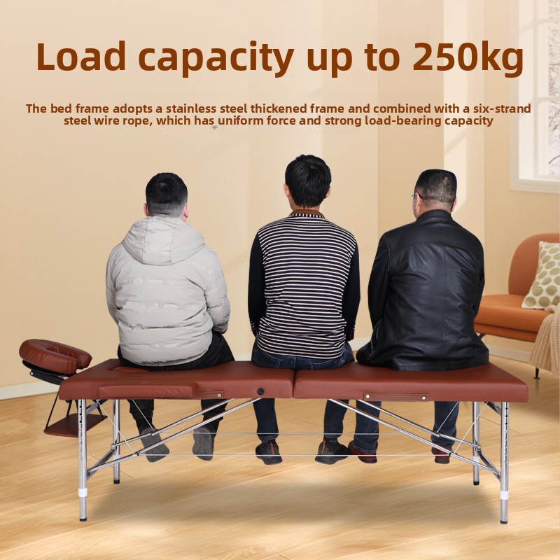 Lit de massage, lit pliant portable pour la maison, lit de beauté d'acupuncture de broderie de tatouage d'inspection de points originaux