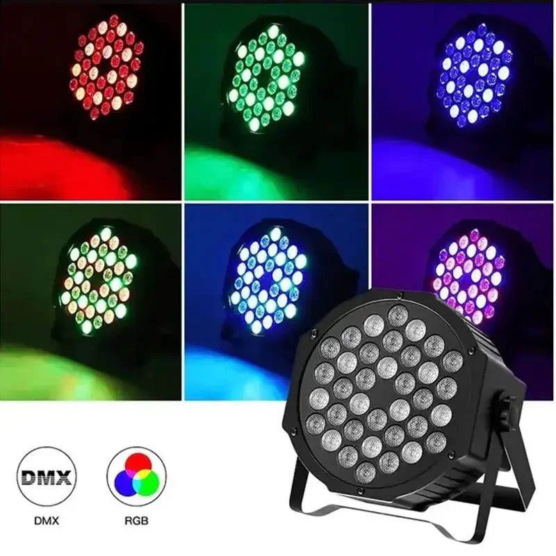 36W Professional Disco light DMX512 Voice Control RGB LED Ktv Bar Party DJ Decorative Stage Light Effect Projector par lamp