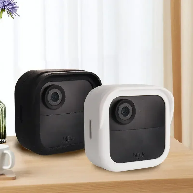 Черный Защитный силиконовый чехол с защитой от атмосферных воздействий для Blink New Outdoor 4 (4-го поколения)