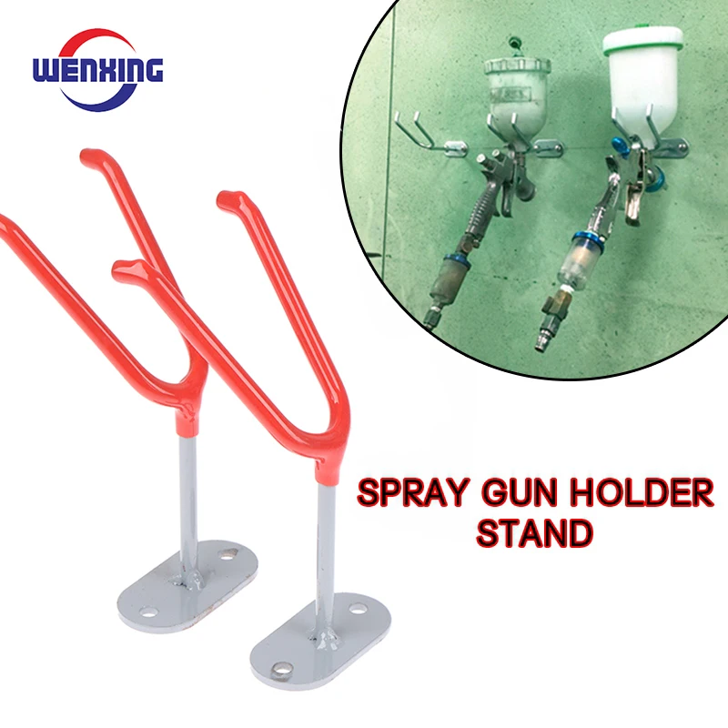 1 unidad de protección de goma personalizada, nuevo soporte para pistola pulverizadora de pintura, estante especial para pistola, estante de almacenamiento, estante de fijación