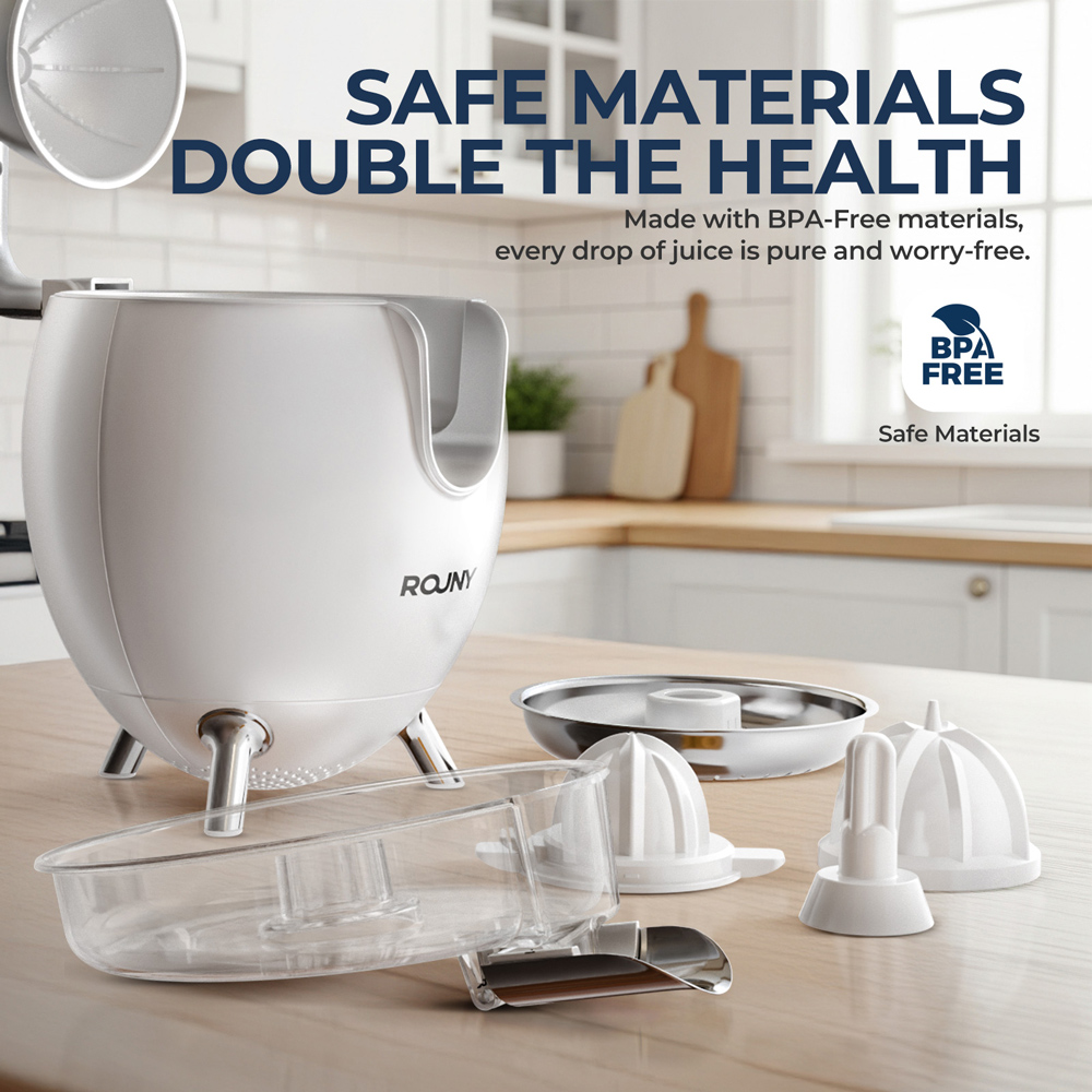 Соковыжималка для цитрусовых, электрический набор для соковыжималки из нержавеющей стали мощностью 850 Вт, соковыжималка с жестким сердечником, алюминиевая ручка для литья под давлением