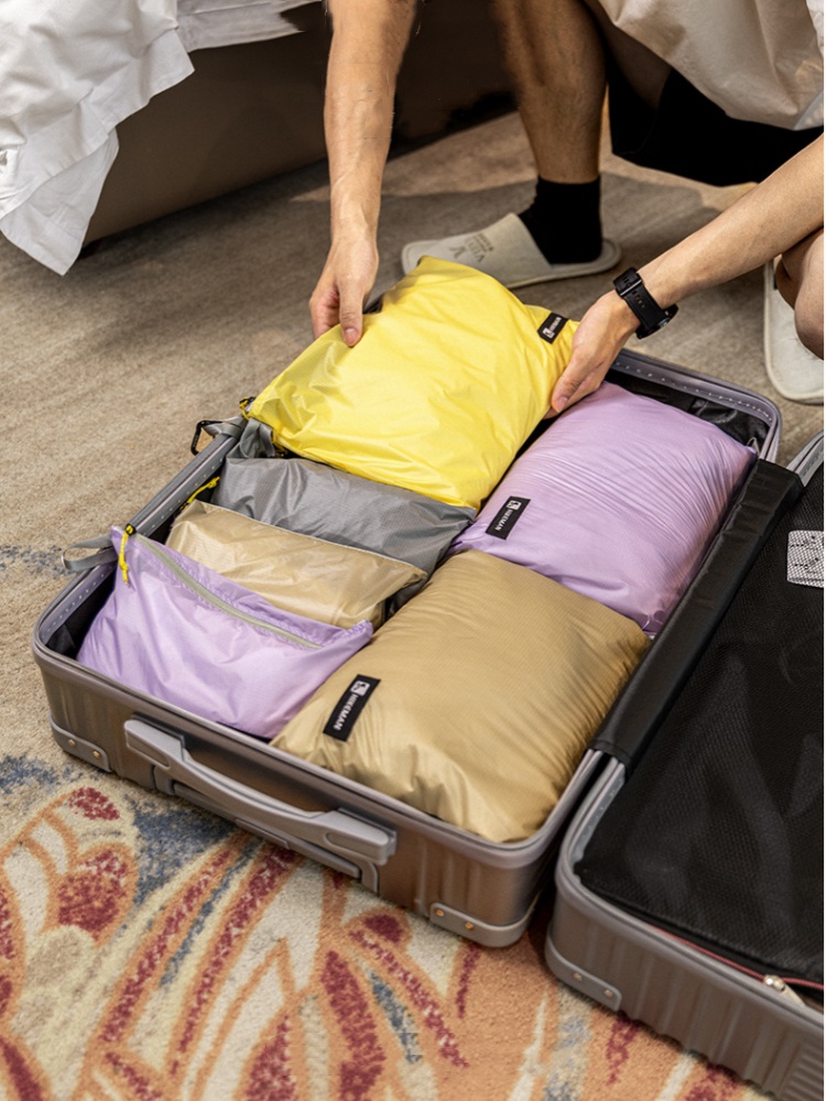 Outdoor Portable Lightweight Waterproof Storage Bag Camping Sundries Storage Bag 20D Silicone Coated Fabric