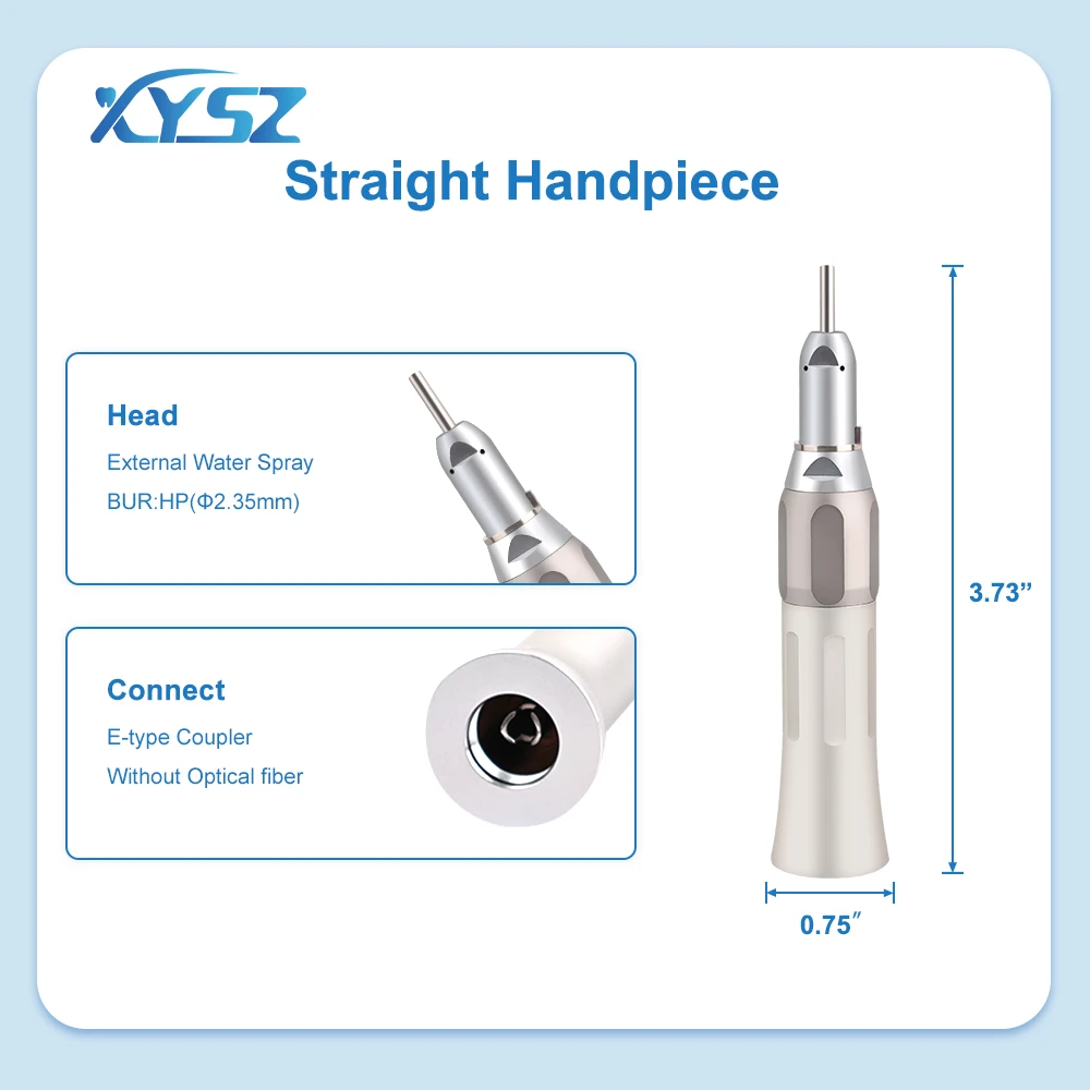 2/4Hole ทันตกรรมช้าต่ํา Handpiece ตรง Contra ANGLE Fit สําหรับ Air Turbine ทันตกรรม Lab อุปกรณ์ Micromotor เครื่องมือขัด