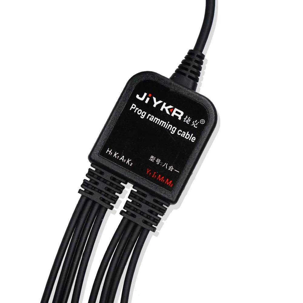 Cabo de programação usb multifuncional 8 em 1 com cd baofeng walkie talkie UV-5R UV-82 para motorola tyt kenwood yaesu hyt rádio