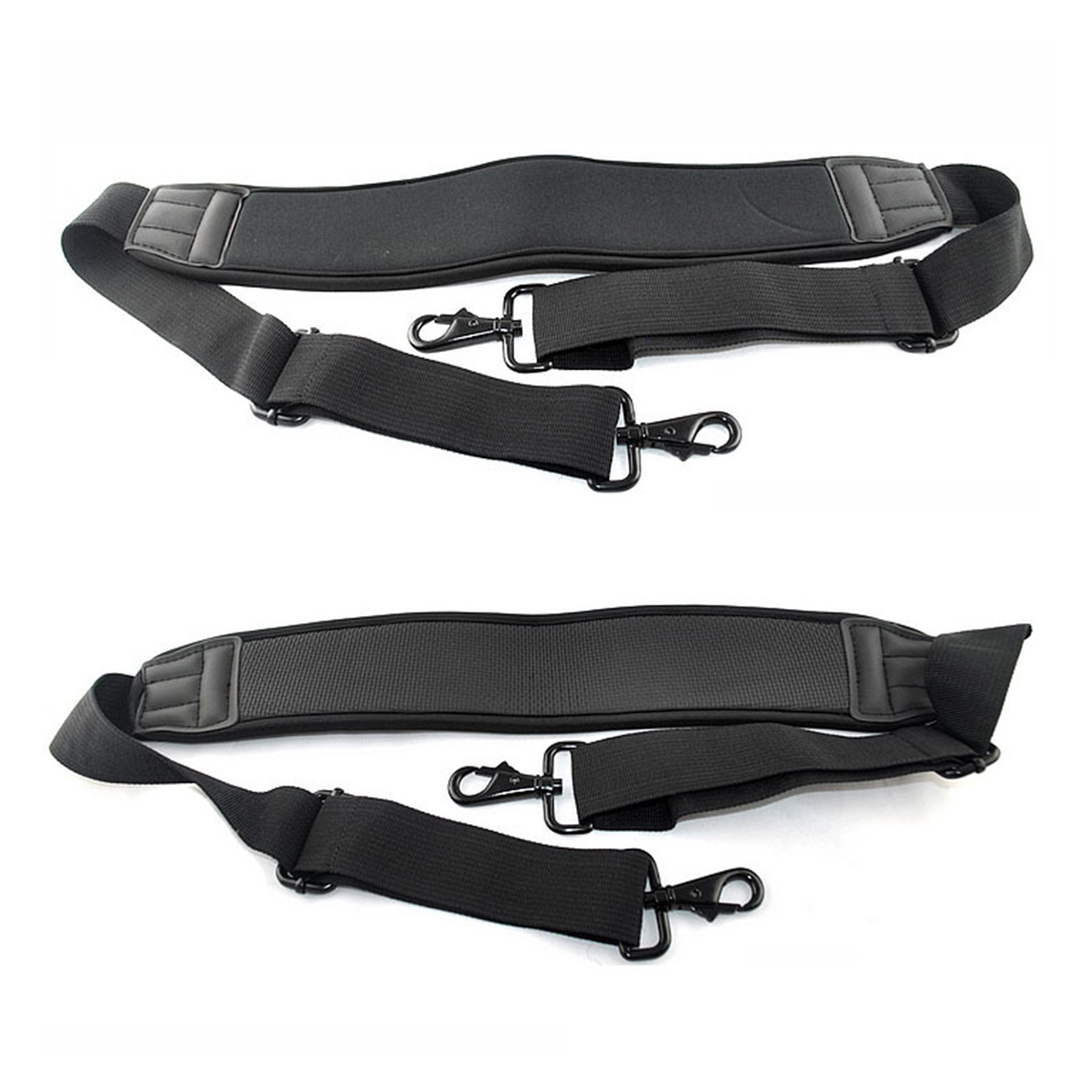 Correa ajustable para bolso de hombro con ganchos dobles, bolsa estabilizadora para cámara de ordenador portátil, Canon, Nikon, color negro