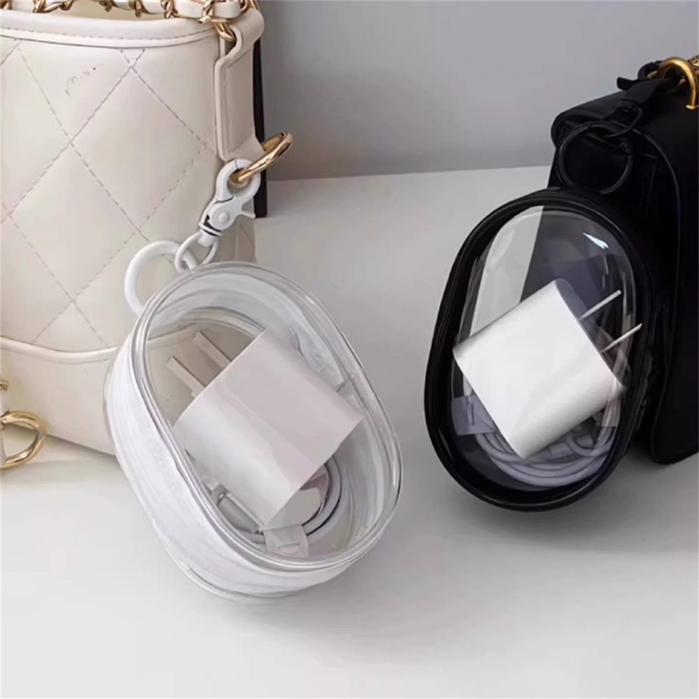 Jewelry Organizer Transparent Storage Box Pouch Mystery Box Keychain Bag Storage Case Thicken Wallet Cute Doll Bag Organization