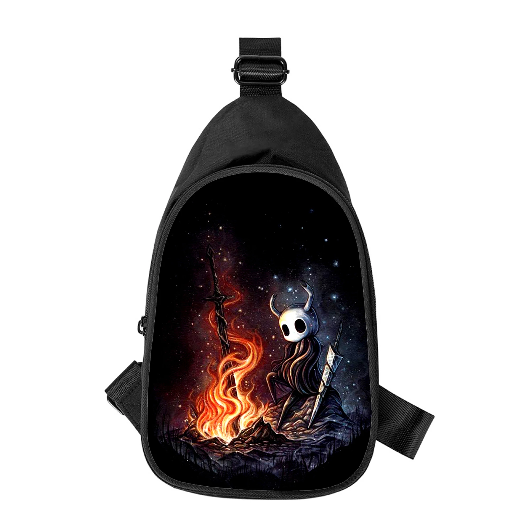 Bolsa Peito para Homens e Mulheres Impressão 3D, Bolsa de Ombro, Bolsa de Cintura, Bolsa Peito, Jogo de Cavaleiro Cruzada, Marido, Escola, Novo, Masculino, Homens