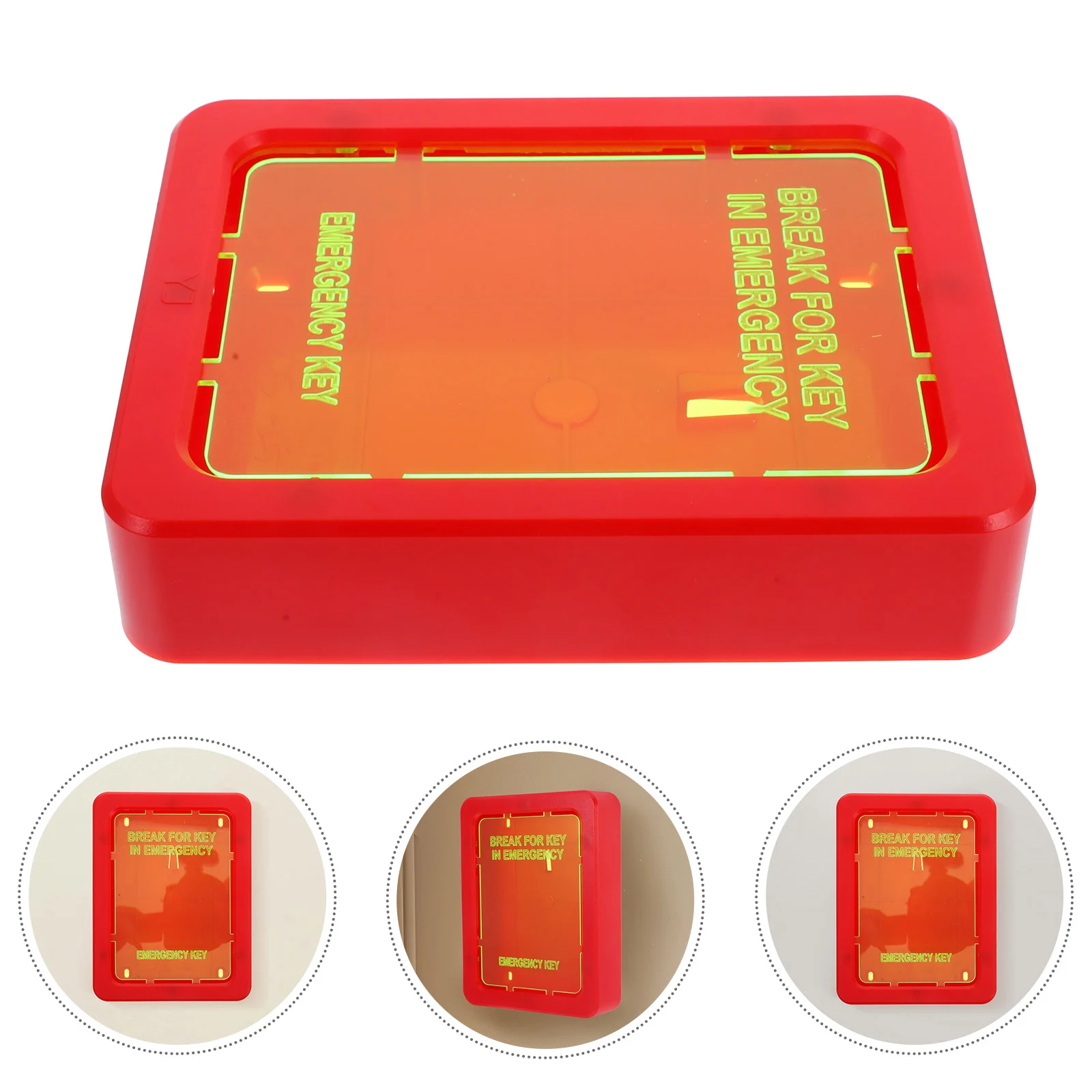Emergency Key Box Fire Extinguisher Elevator Door Doors and Windows Red Plastic