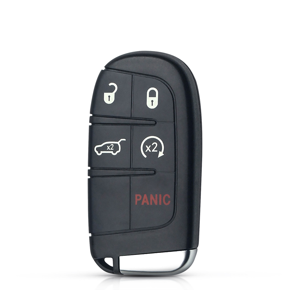 KEYYOU Ersatz-5-Tasten-Smart-Remote-Key M3N 40821302   Fob 433 MHz für Jeep Grand Cherokee 2013–2018 Dodge Journey Challenge