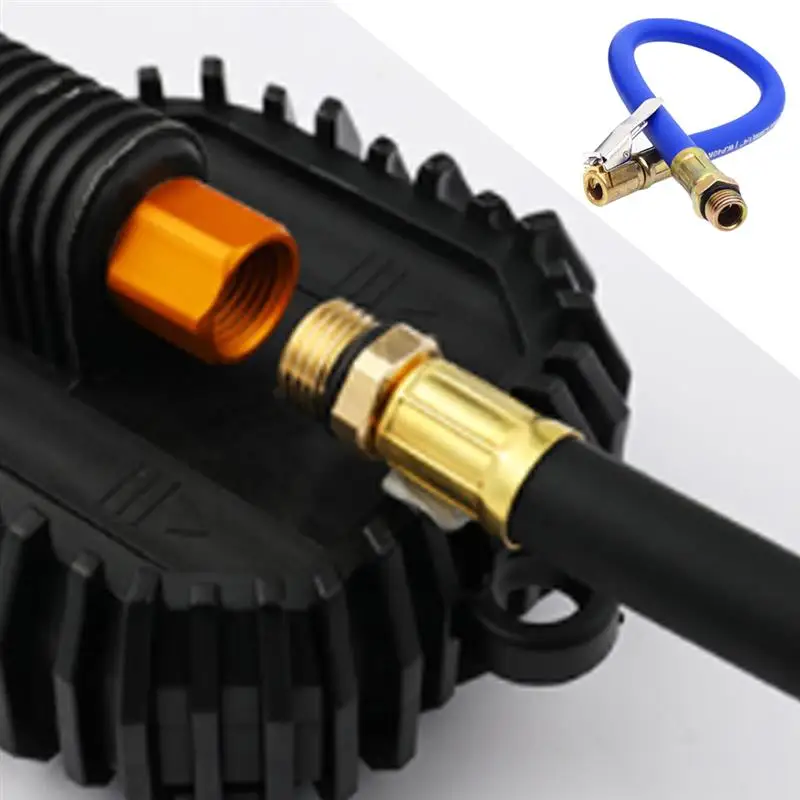 ยาง Inflator ท่อยางท่อเครื่องอัดอากาศแบบพกพาท่อยางท่อยางสําหรับรถยนต์อุปกรณ์เสริมรถมอเตอร์ไซด์