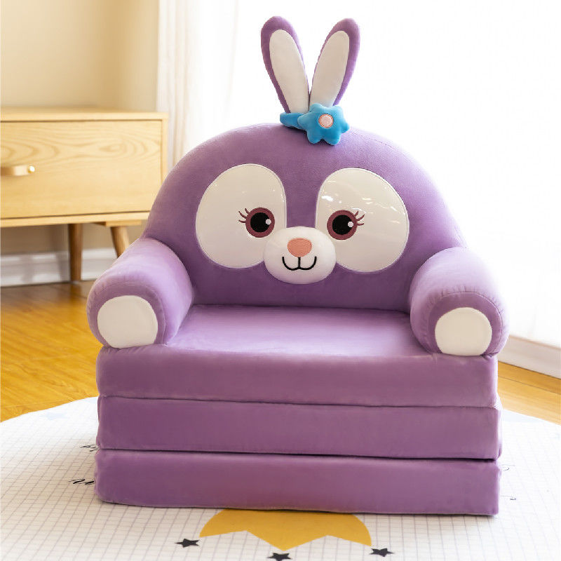 男の子と女の子のためのプリンセスソファ,刺繍された,ウォッシュソファ,子供のためのファッショナブルなケープ,怠惰な折りたたみソファ