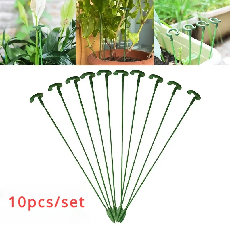 Estantes de soporte para plantas en maceta, soportes de escalada florales duraderos, decoración para el hogar y el jardín, herramientas de jardinería, 10 Uds.