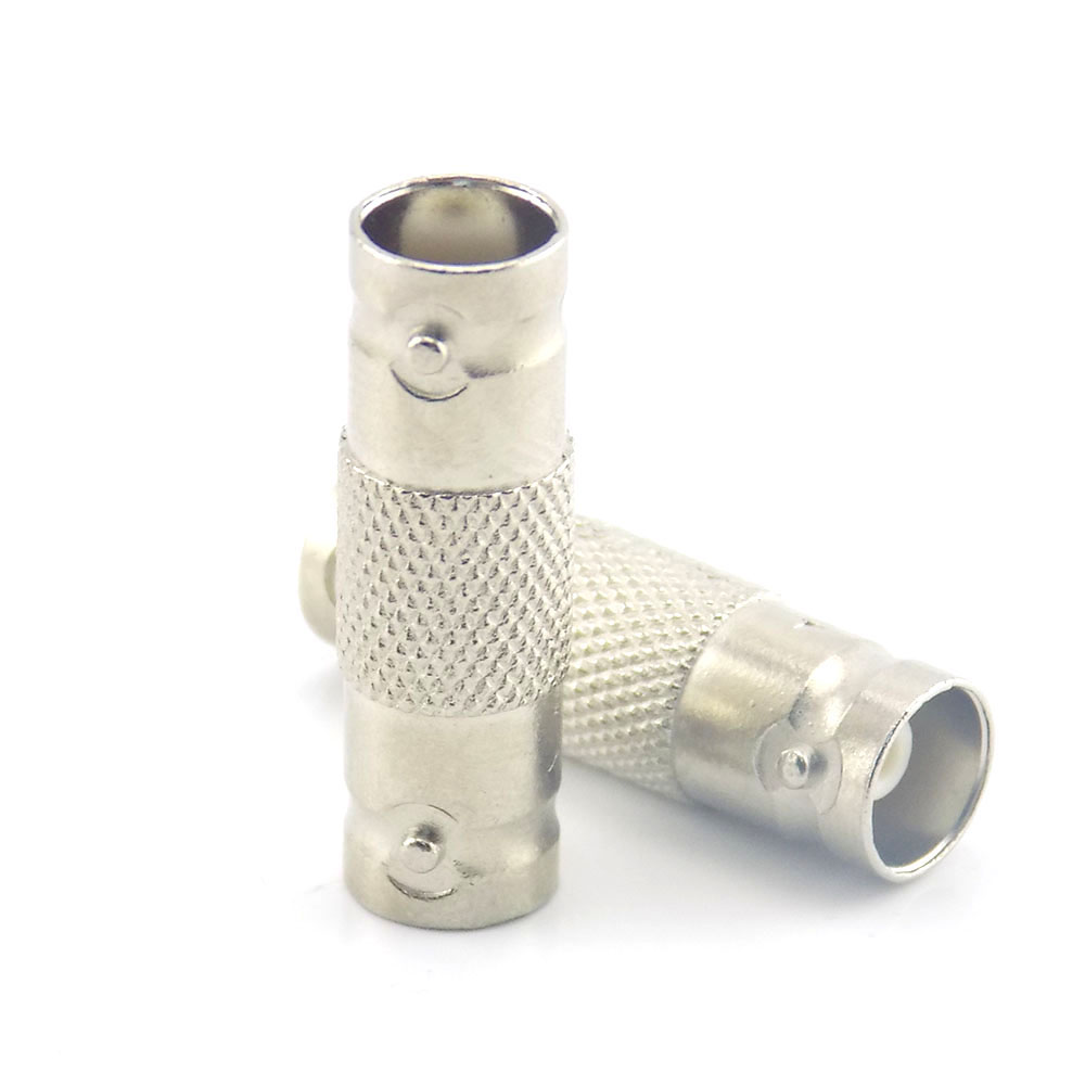 Conector BNC hembra de 10 piezas a BNC hembra, acoplador coaxial hembra, extensor de conector BNC para cámara IP CCTV AHD, vídeo de seguridad 10% w1