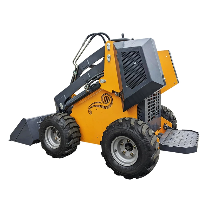 Cargador deslizante personalizado, Micro ingeniería, construcción, oruga agrícola multifuncional, carretilla elevadora pequeña