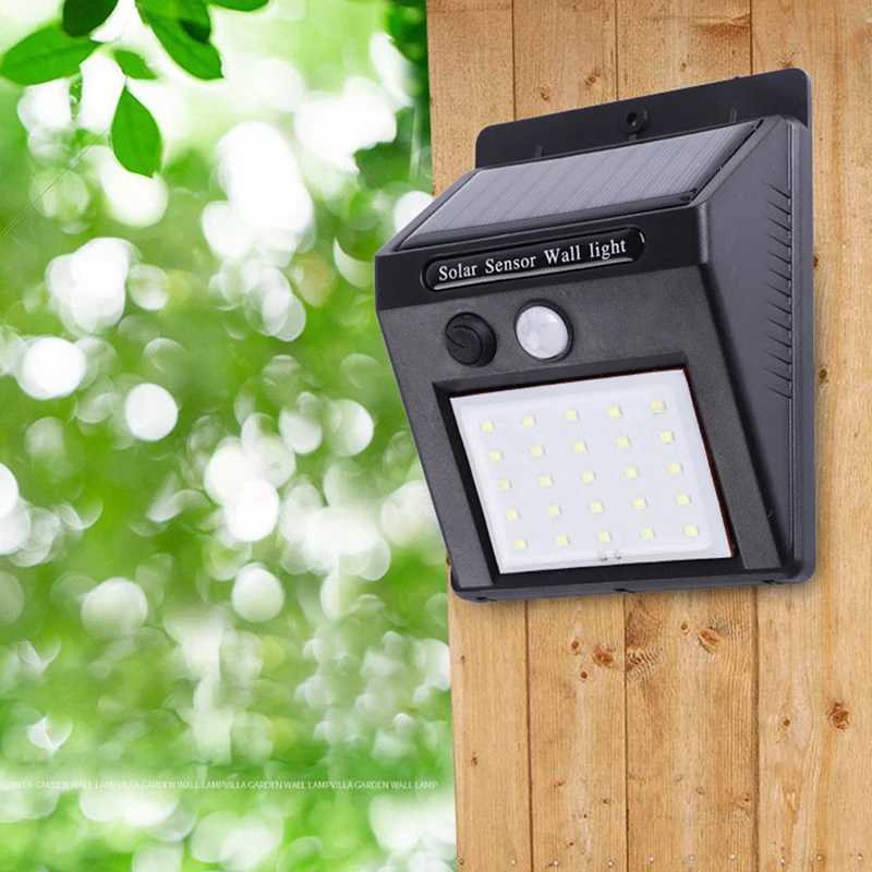 ใหม่ LED Sensor โคมไฟติดผนังพลังงานแสงอาทิตย์ 40 ลูกปัดโคมไฟกันน้ํากลางแจ้งสวน Courtyard โคมไฟตกแต่ง Street Corridor โคมไฟฉุกเฉิน