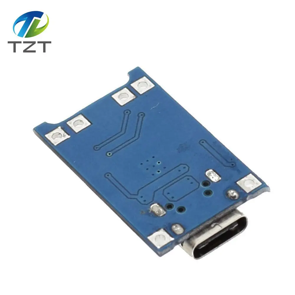 1 Chiếc TZT 5V 1A Loại C USB 18650 Pin Lithium Sạc Ban Sạc Mô Đun + Bảo Vệ Kép chức Năng Tốt