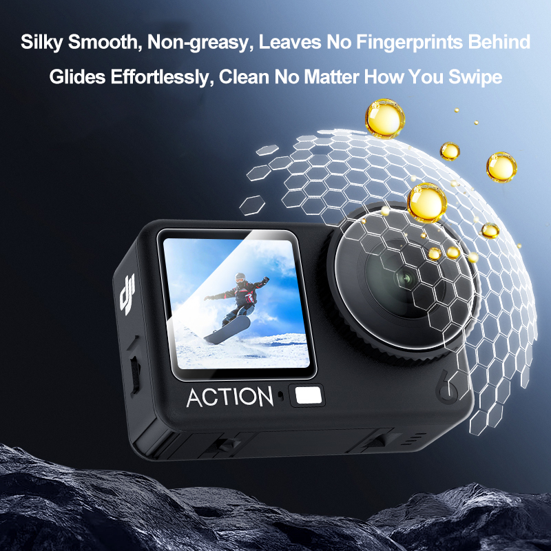 Силиконовый пылезащитный чехол для объектива камеры DJI OSMO Action 6 4 5 Pro, защитная сумка для хранения из закаленной пленки для Action 5 4 6, аксессуар