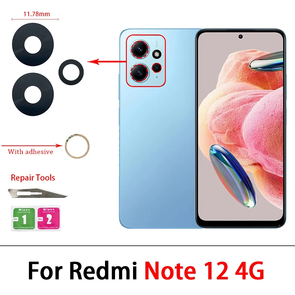 Ban Đầu Mới Cho Redmi Note 9 Pro Camera Kính Cường Lực Có Keo Redmi Note 11 7 8 8T 9S 9 10 Pro Max Kính Camera Với Dụng Cụ Sửa Chữa