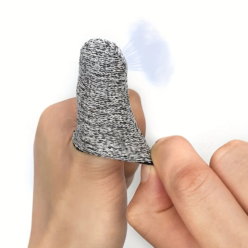 10 ชิ้น Anti - Cut Finger Cover Finger Protector ความแข็งแรงสูงความปลอดภัยยืดหยุ่น Anti Cut ปลายนิ้วถุงมือครัวเครื่องมือ