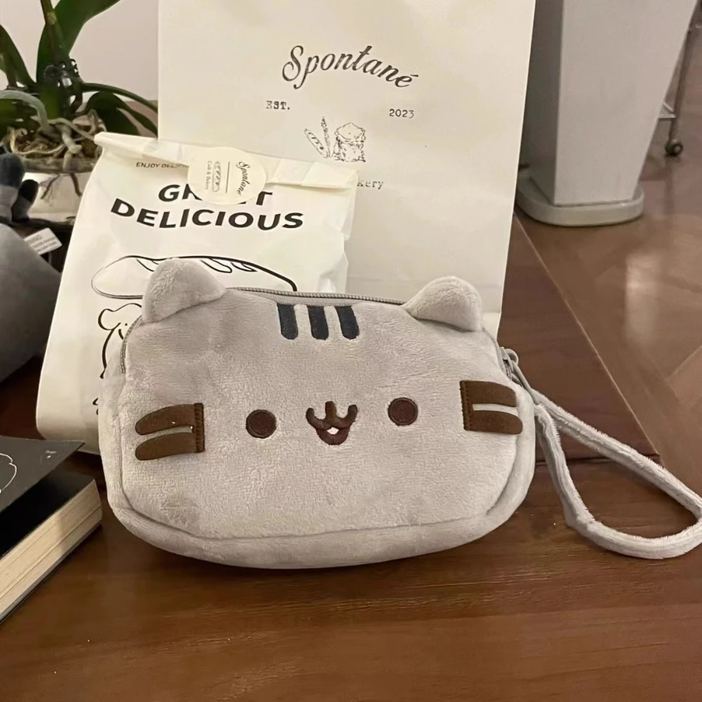 Estuche para lápices y organizador de escritorio con temática de gato, bonito, perfecto para uso diario en la oficina, 1 ud.