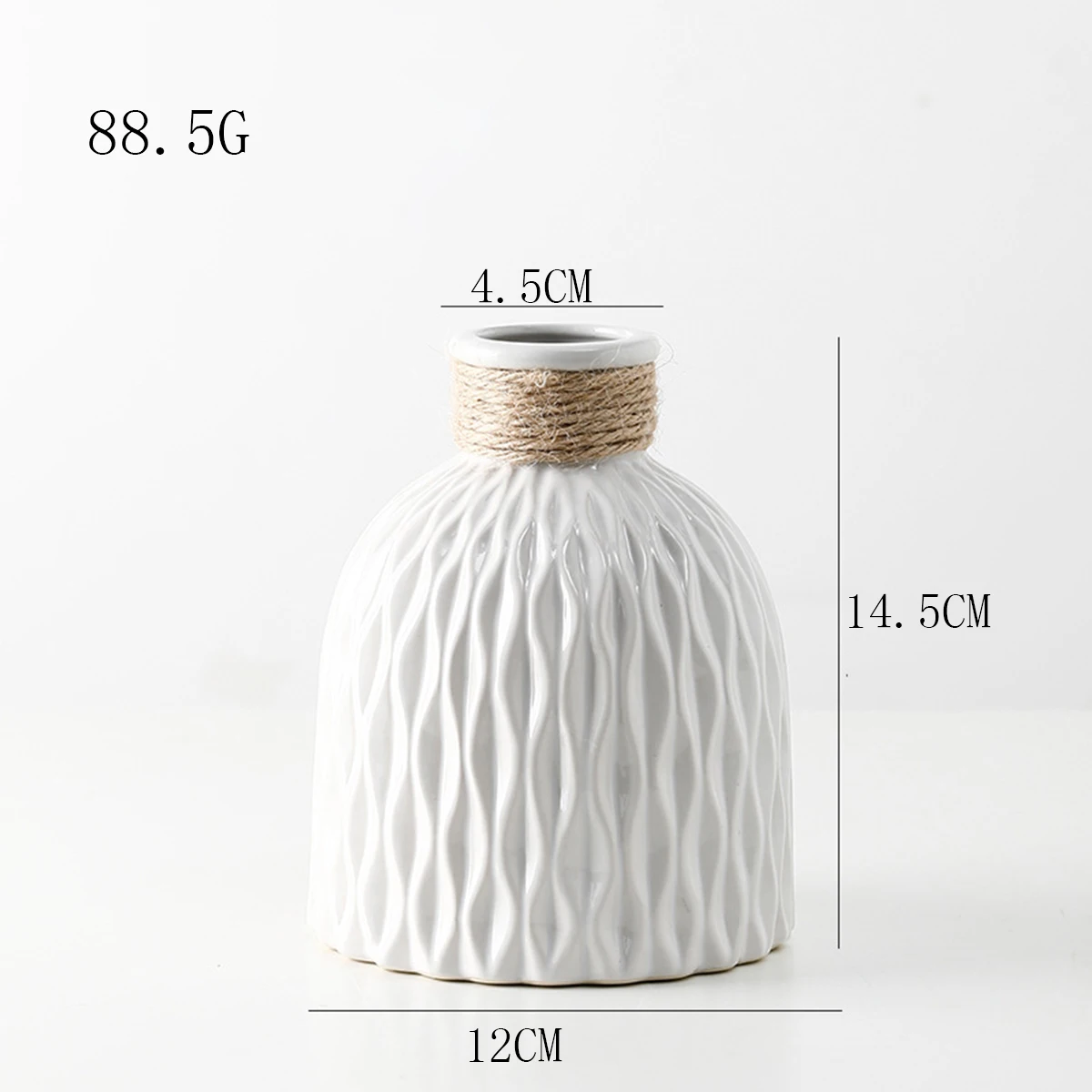 1pc ondulação de água vaso de plástico onda vaso de flores arranjo moderno estilo nórdico casa sala estar decoração desktop ornamento