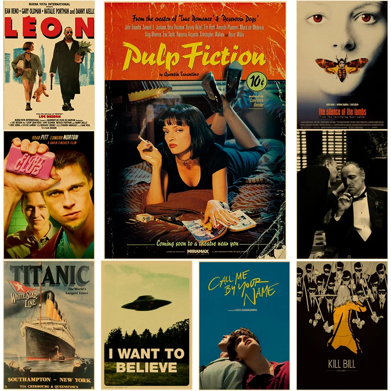 Nóng Loạt Phim Retro Poster Bột Giấy Viễn Tưởng Của Jennifer Cơ Thể Giết Hóa Đơn Giấy Kraft Nhà Thanh Sân Khấu Điện Ảnh Trang Trí Nghệ Thuật tranh Treo Tường