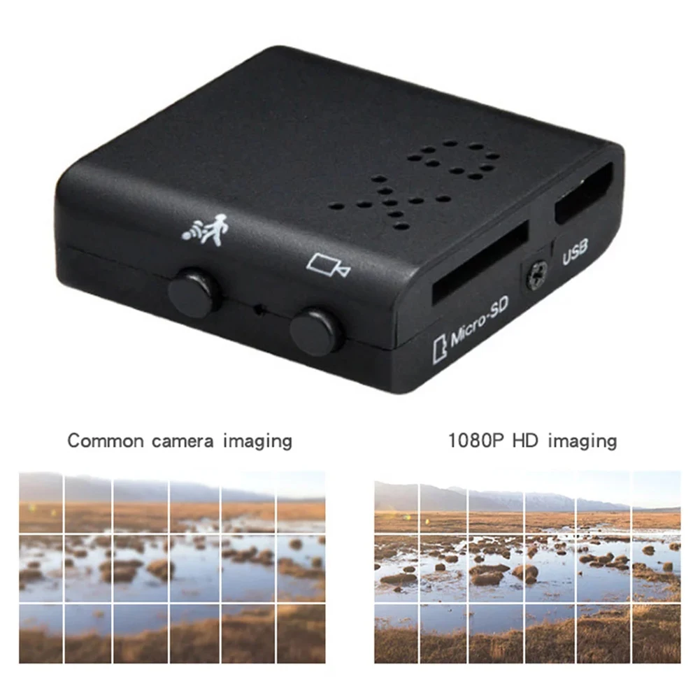 Mini-Kamera 1920x1080p HD-Video recorder Infrarot-Nachtsicht-Bewegungs erkennung unterstützt tf-Karte bis zu 32g Micro-Cam