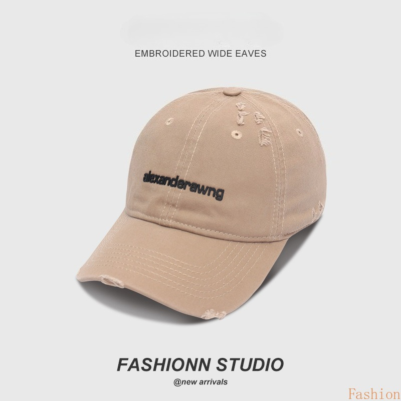 2025 한국어 트렌드 커플 야구 모자 패치 워크 자외선 차단 태양 모자 남여 편지 디자인 야외 스포츠 패션 액세서리