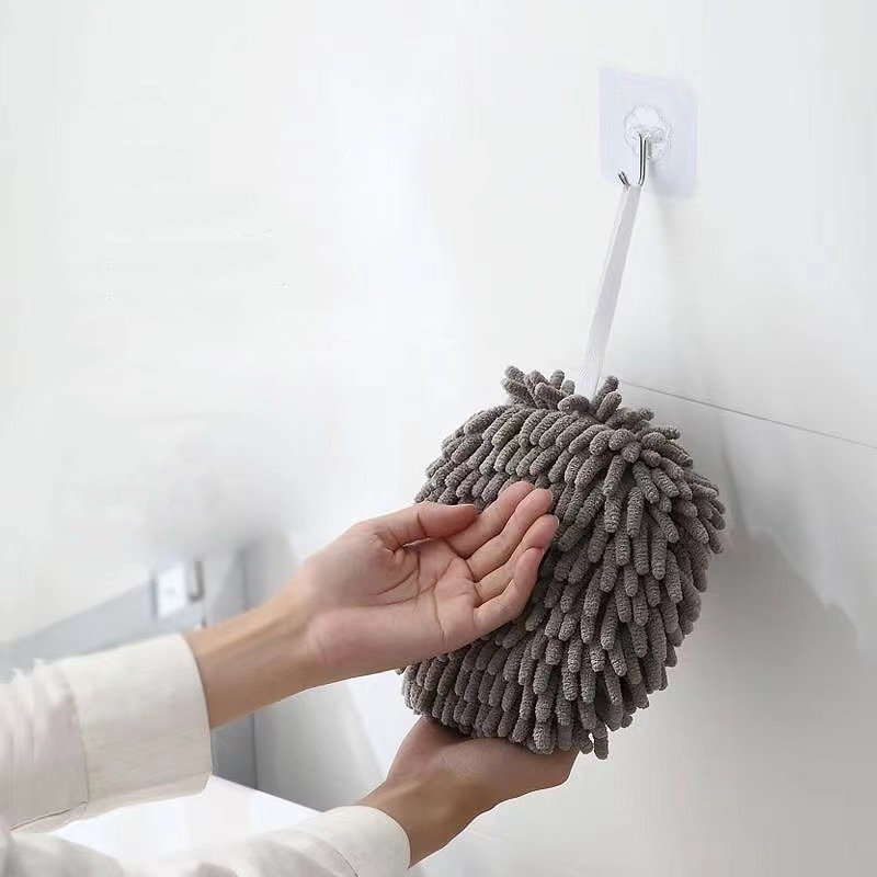 Ball for Wiping Hands and Towel for Wiping Hands Kitchen and Toilet Lovely Rag Hanging Towel Japanese Style Quick