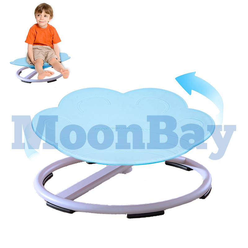 Sensory Spinning Chair for Kids, Sit and Spin Chair for Kids , 360° Sensory Integration Training Toy, Metal Non-Slip Base, Kids