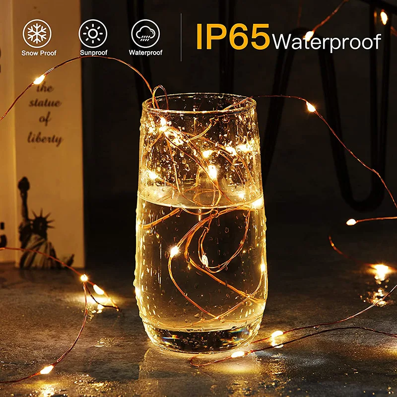 300 Led Outdoor Solar Tube Rope Led Fairy Light Garden Christmas Decoration Xmas Wedding Garland Waterproof String Light Strip