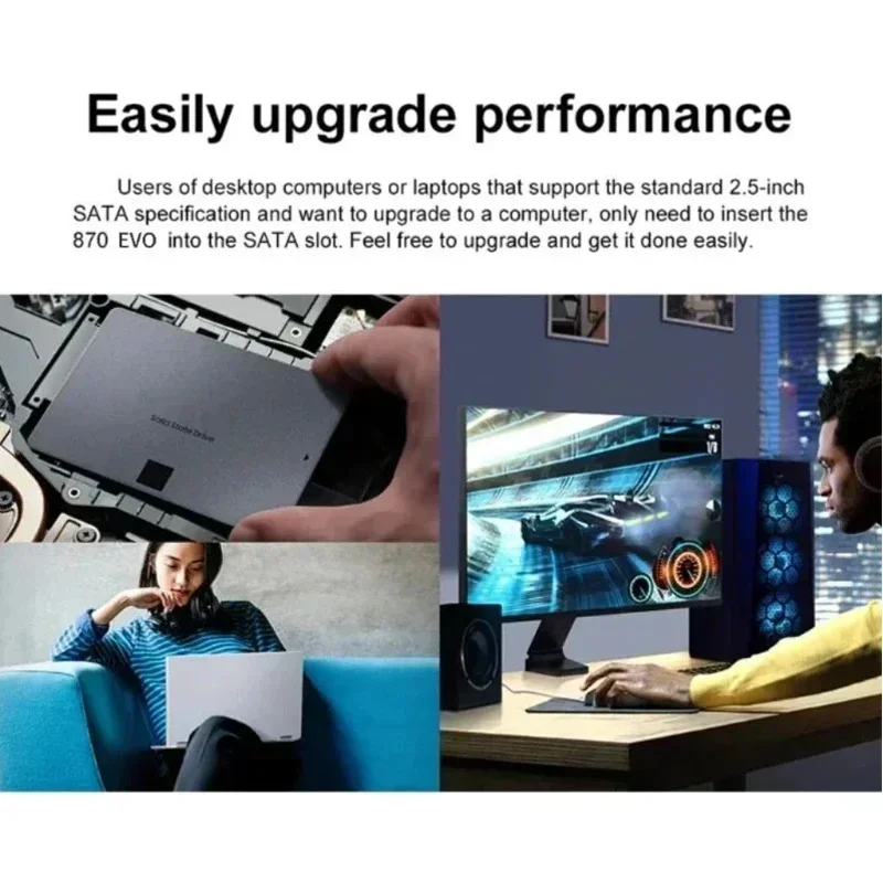 Xiaomi Mijia 4TB Solid State Disk SSD 870 EVO 1TB 2TB Internal HDD Hard Drive Sata3 2.5 Inch For Laptop Microcomputer Desktop