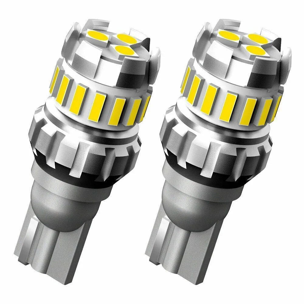 2 pçs w16w t15 lâmpadas led canbus livre de erros led backup luz t16 921 912 w16w lâmpadas led 4014 lâmpada reversa do carro 6500k branco 12v