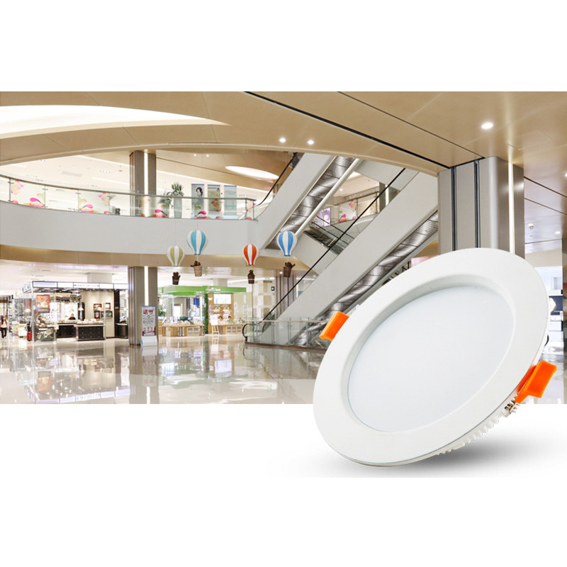 Recessed Ultra-thin LED Downlight 110V-240V Dimmable Ceiling Lamp Warm Neutral White Supermarket 5W7W9W12W15W18W 24W30W Lighting