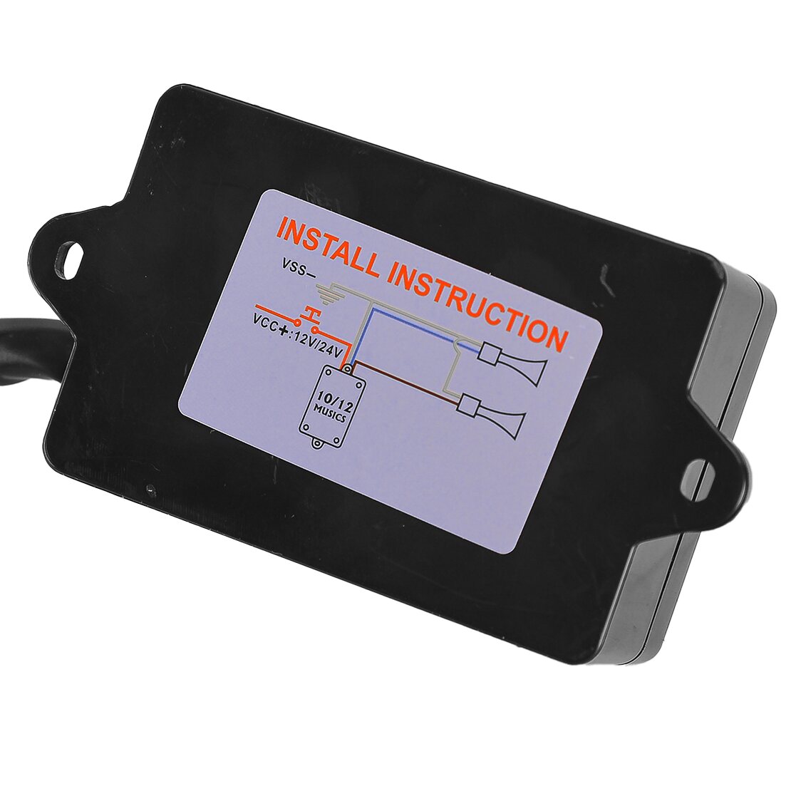 プロの音楽ラピッドホーンリレーコントローラー、オートバイ、ボート、車に適合、8トーン、マリン、No 3 plus、12-24v