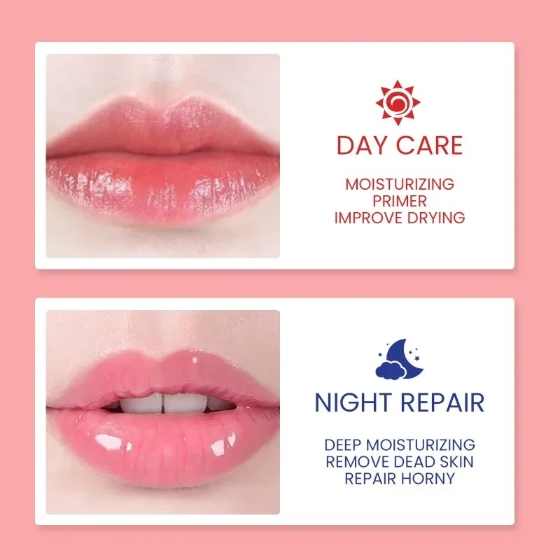 Moisturizing Sleeping Lip Mask Night Lips Care Multiple Colors Cute Makeup Maintenance Lip Anti-Cracking Lip Oil Care Cosmetics