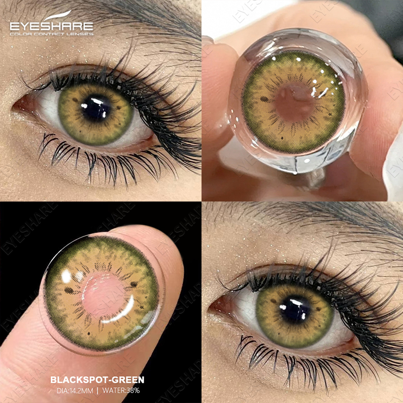 EYESHARE 1 paar kleur contactlenzen voor ogen cosmetische hoge kwaliteit blauwe lenzen groen contact mode cosmetische oogcontacten