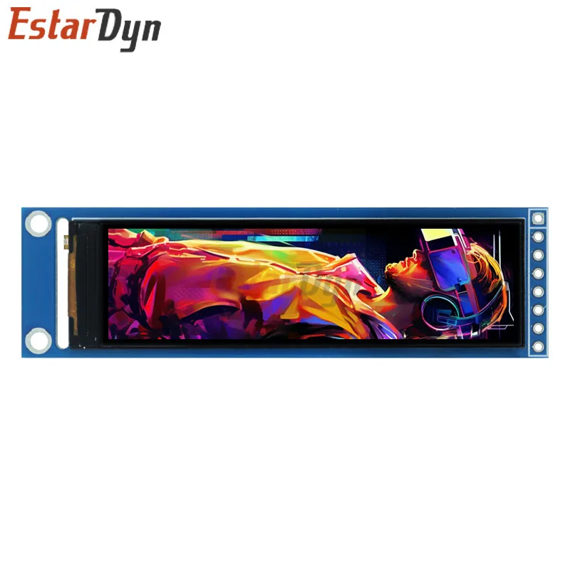 Estardyn 2.25 polegadas TFT LCD ST7789 tela pequena 76*284 módulo LCD tela colorida SPI de visão completa