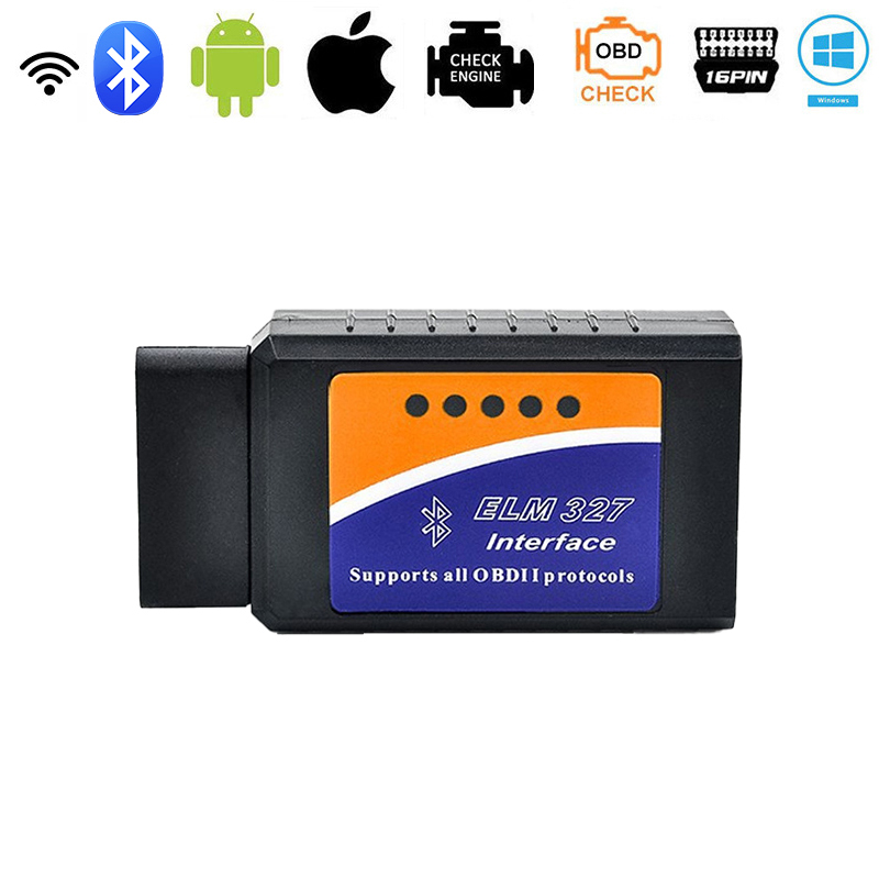 Leitor de código elm327 v2.1 obd2 scanner bt/wifi elm 327 obd ferramenta de diagnóstico do carro para android/ios pk vgate icar2