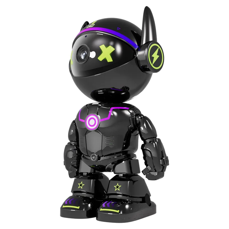 Cámara inalámbrica 360 del robot de la seguridad del hogar de la cámara IP de 5MP PTZ WIFI °   Monitor de bebé interior con lente invisible y seguimiento automático de audio bidireccional