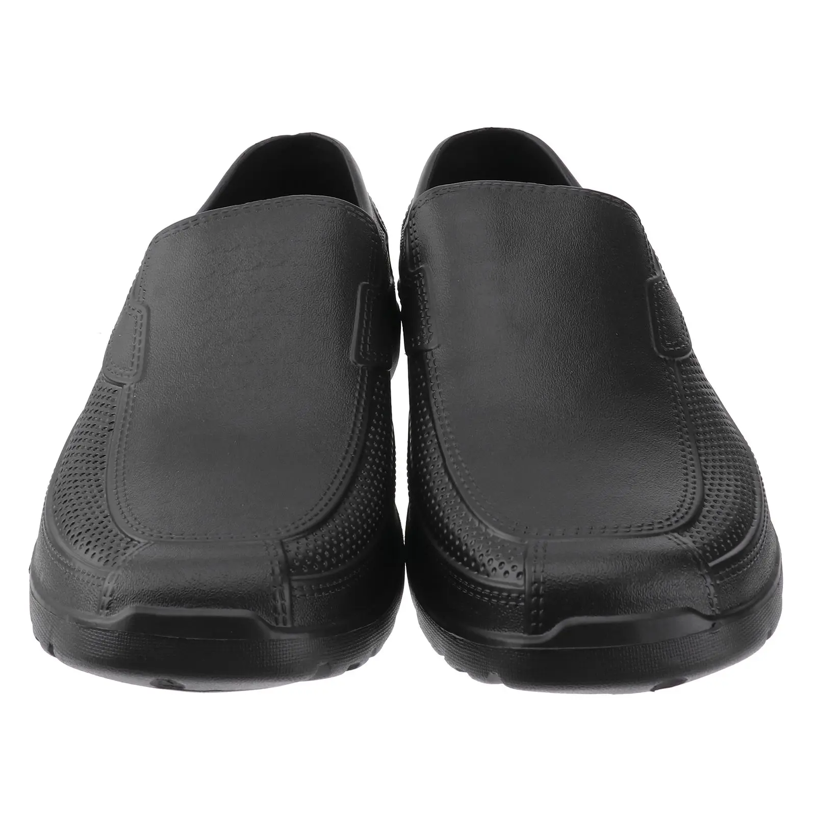 EVA Shoes Non-slip Wear Resistant Chef Shoes Lightweight Comfortable Kitchen Oil-proof Shoes (40 Code, Black)
