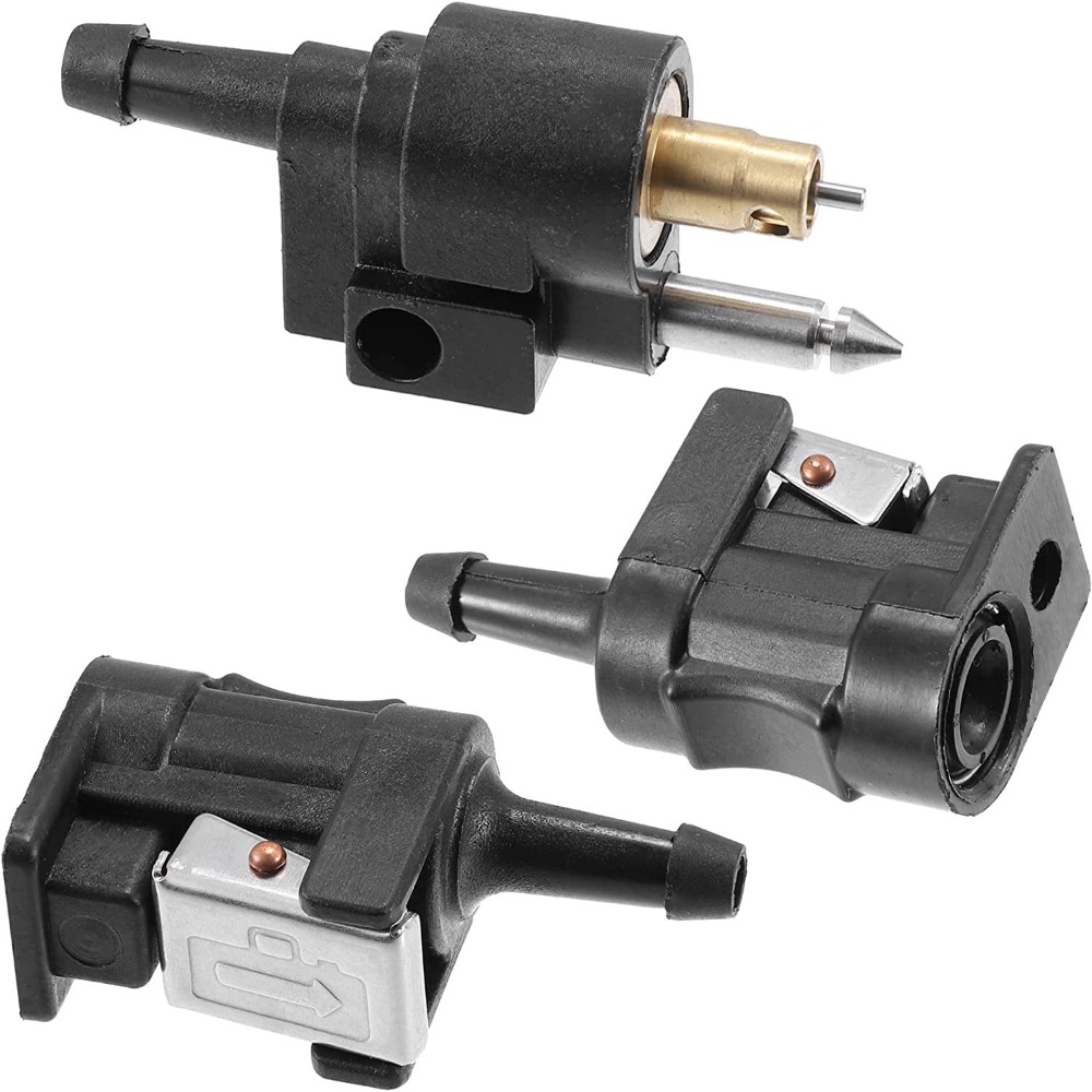 Conector de linha de combustível de popa para yamaha, acessórios para barco a motor, 1/4 6mm macho 5/16 8mm fêmea, encaixe de mangueira, adaptador de junção