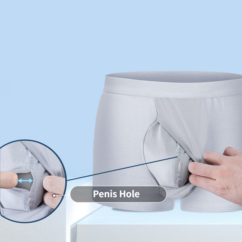 Roupa íntima masculina com separação de bala, algodão puro, curto sem sensação de corpo estranho, nova separação do prepúcio