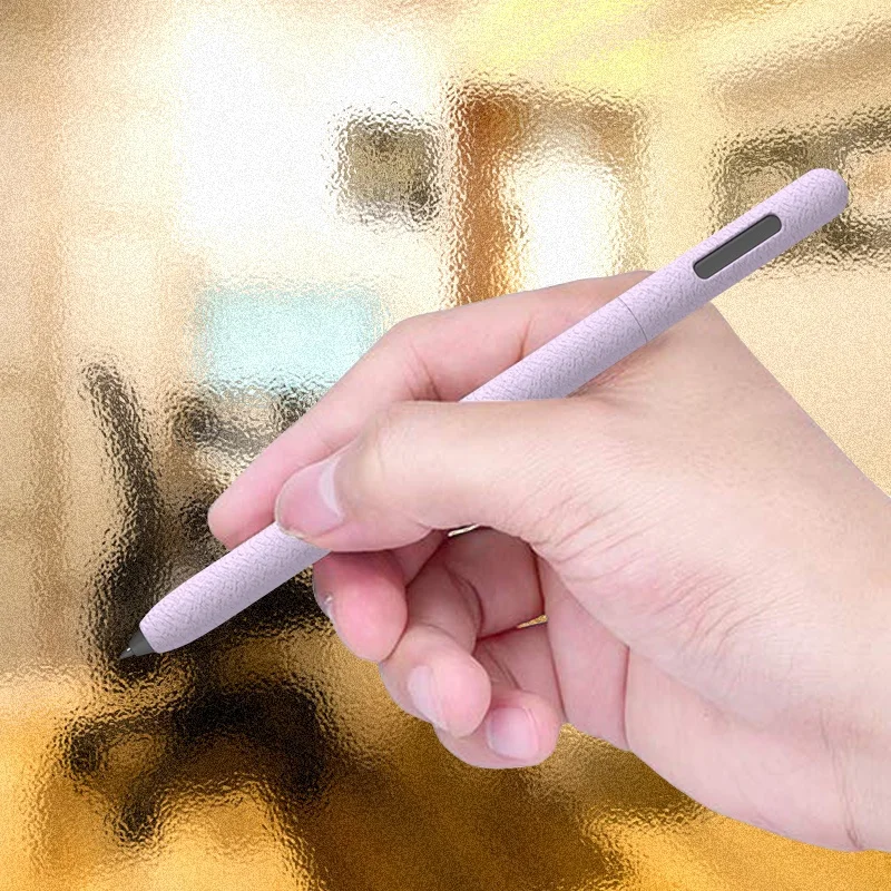 Funda de silicona mate para Samsung Galaxy Tab S9 FE Plus S8 Ultra S7 Plus S7 FE S6 Lite + S Pen Stylus funda de lápiz suave