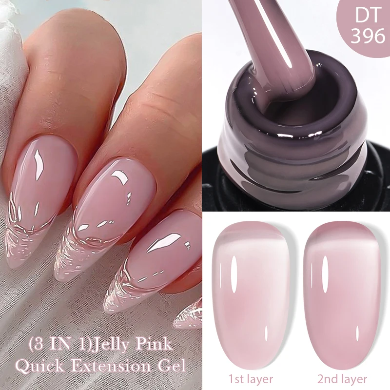 MEET ACROSS-esmalte de uñas de Gel 3 en 1, barniz de construcción de larga duración, extensión rápida, 7ml